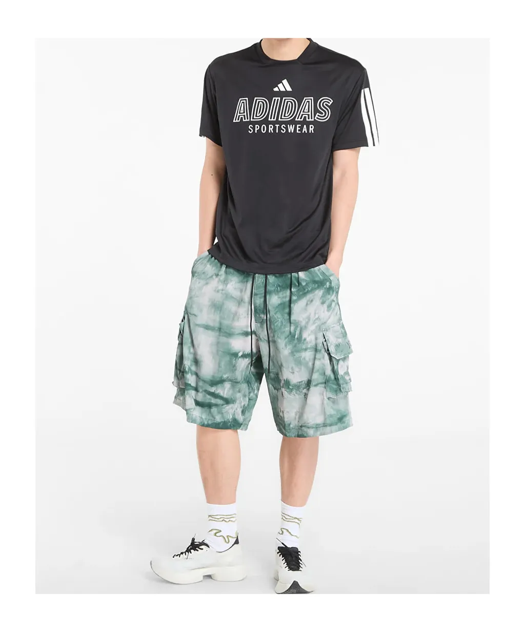 Y-3 Aop Drawstring Shorts
