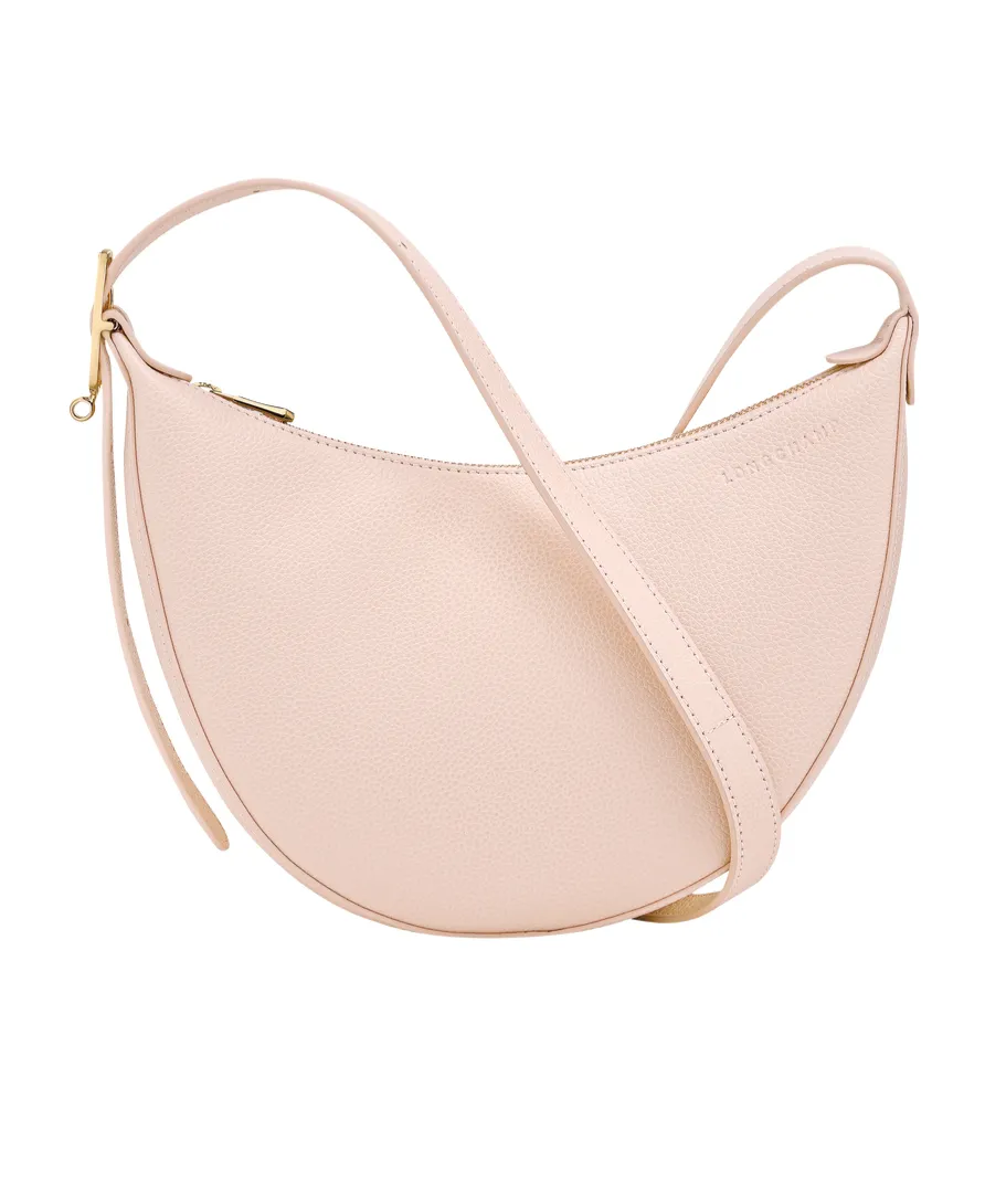 Small Le Foulonné Grained-Leather Crossbody Bag