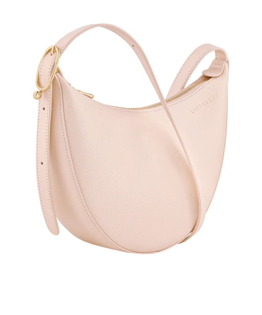 Small Le Foulonné Grained-Leather Crossbody Bag