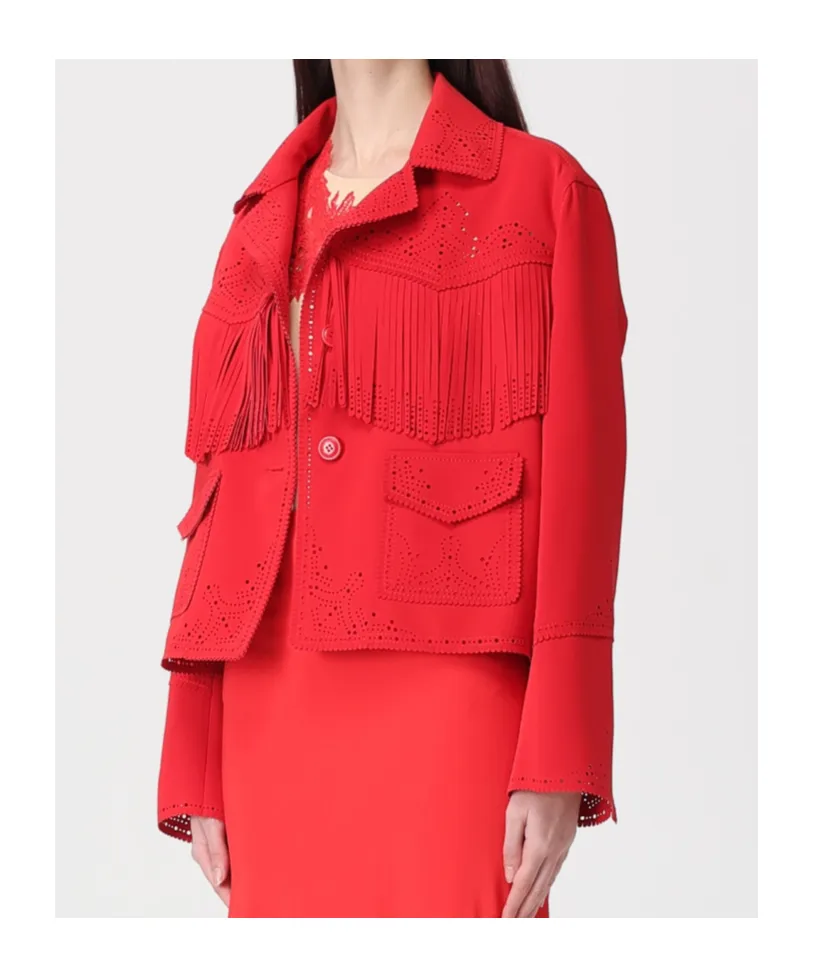 Fringe Laser-Cut Jacket