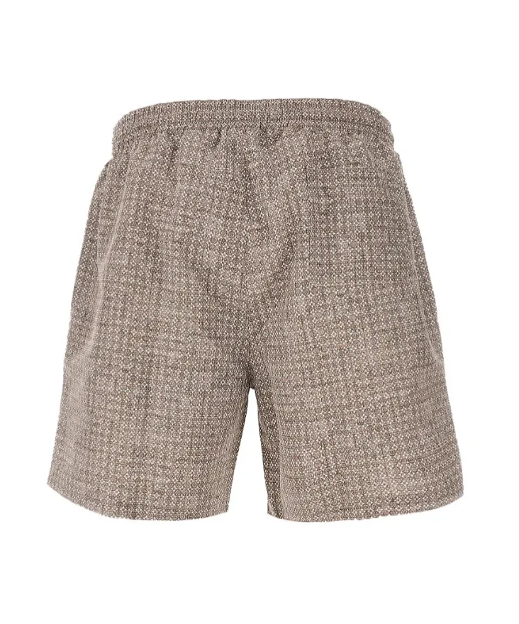 Brunello Cucinelli Allover Printed Drawstring Swim Shorts