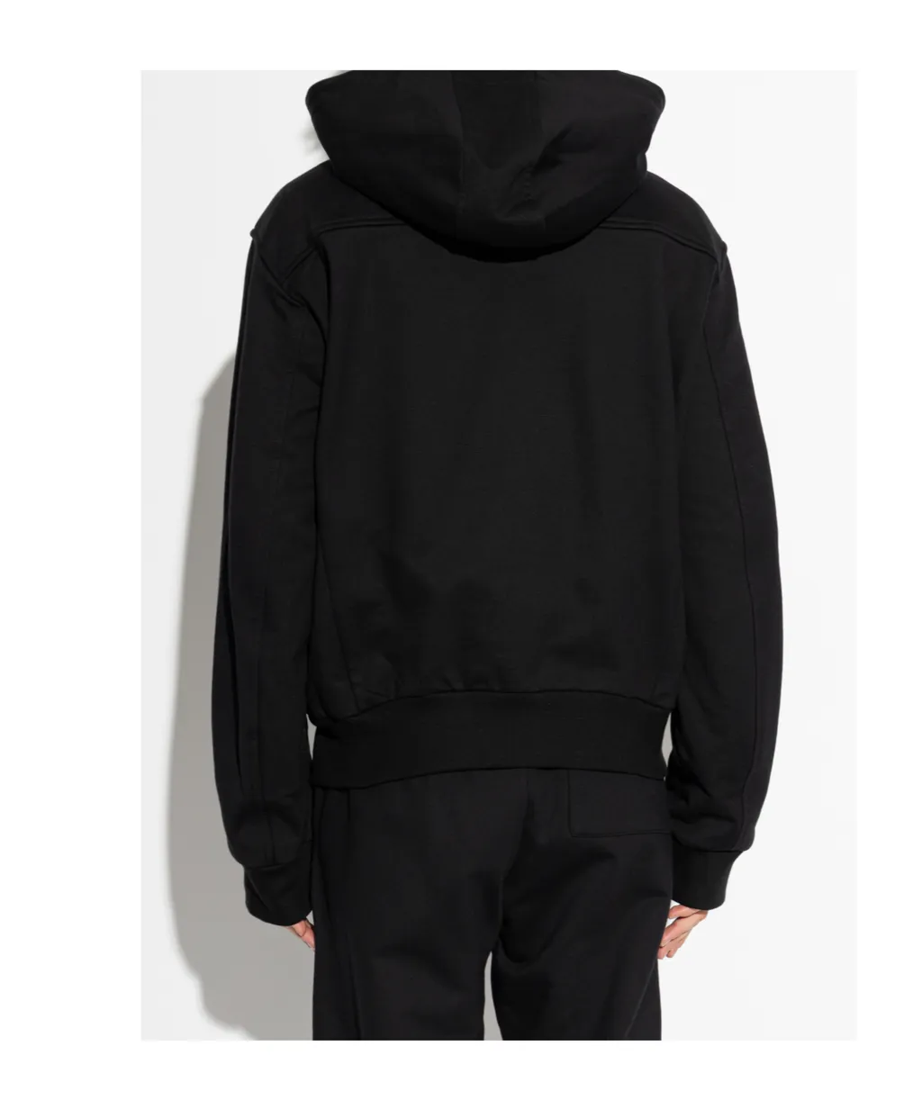 Schwarz Kapuzenpullover