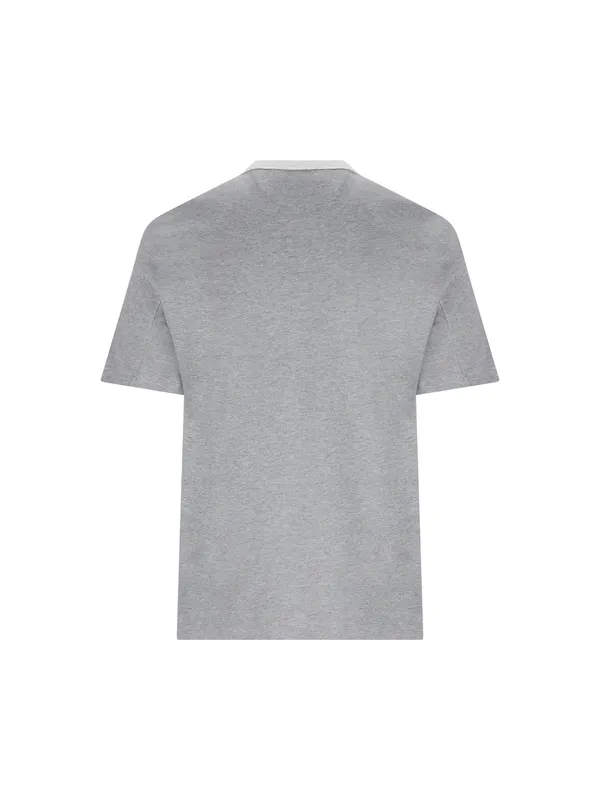 Brunello Cucinelli Graphic Printed Crewneck T-Shirt