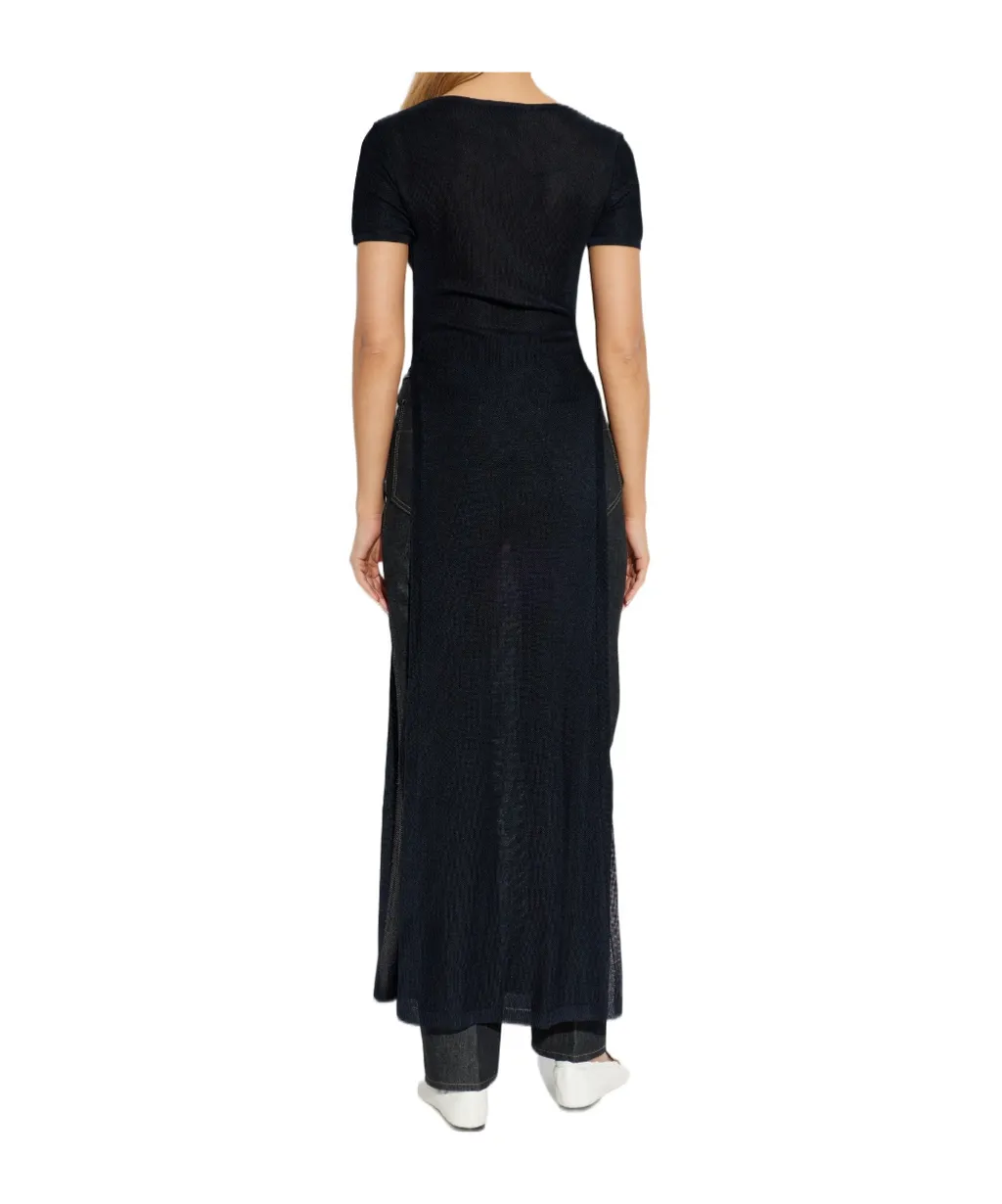 Lemaire Sheer Short Sleeve Knitted Dress