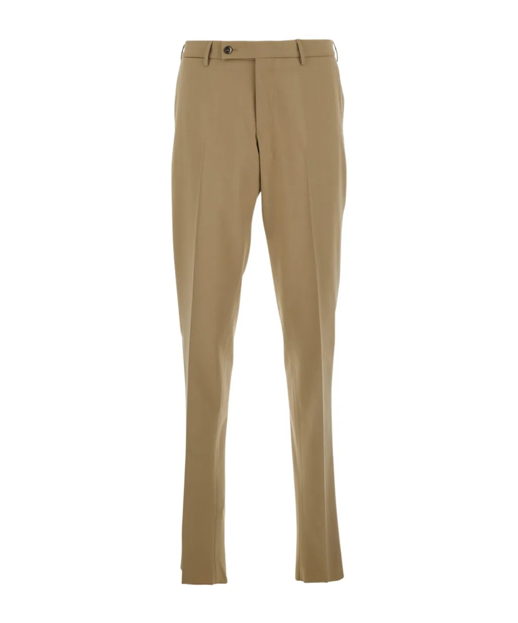 Pt Torino Pleated Straight-Leg Pants