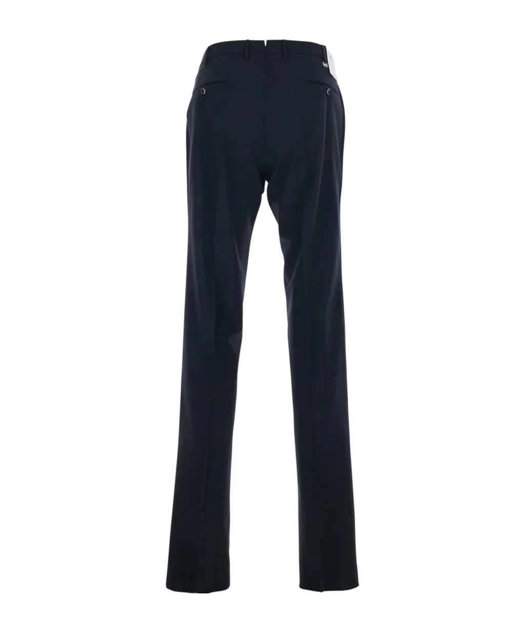 Pt Torino Pleated Straight-Leg Pants