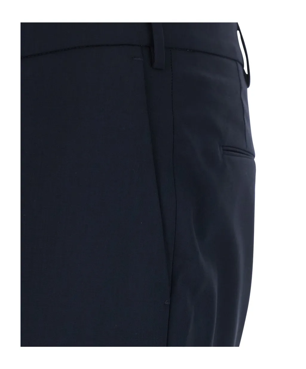 Pt Torino Pleated Straight-Leg Pants