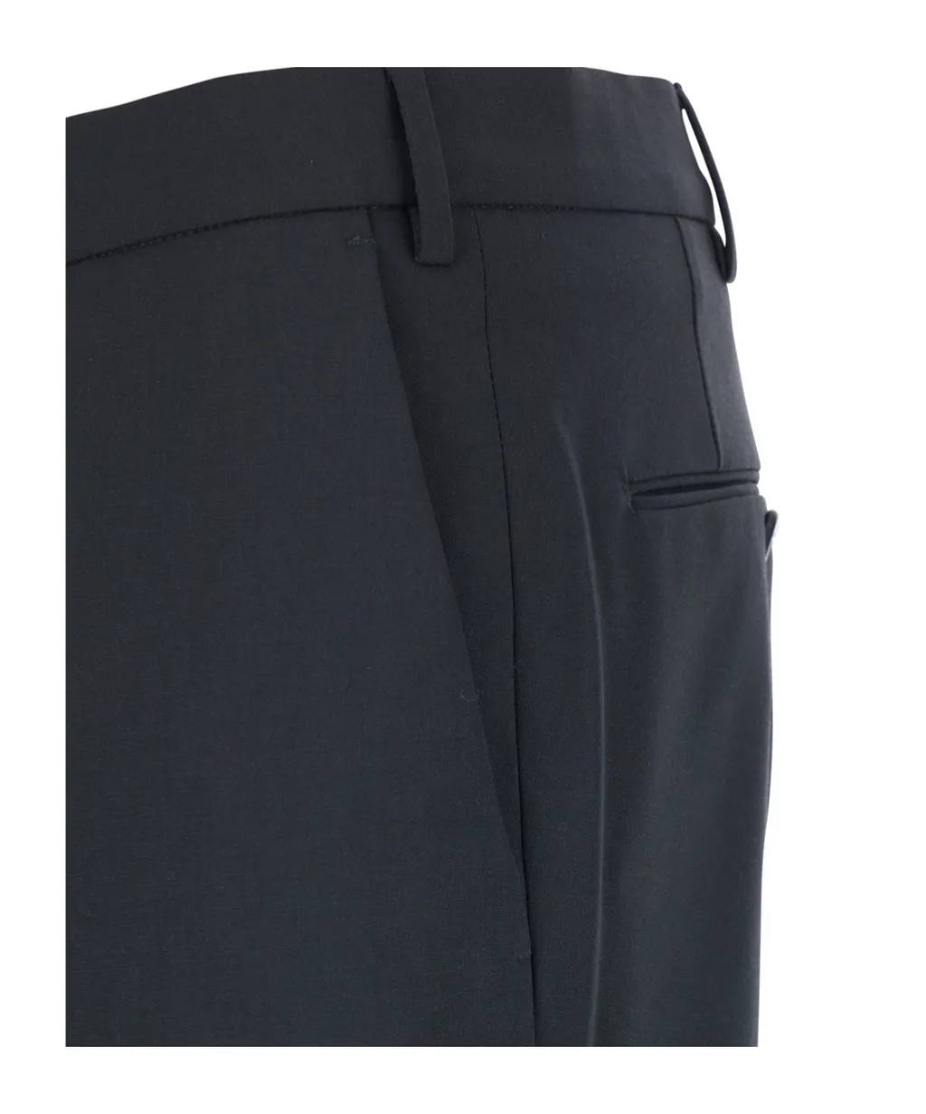Pt Torino Pleated Straight-Leg Pants