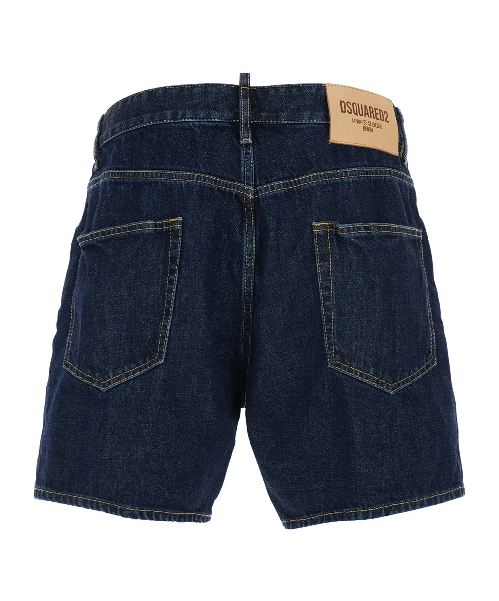 Dsquared2 Logo Patch Contrast Stitched Shorts