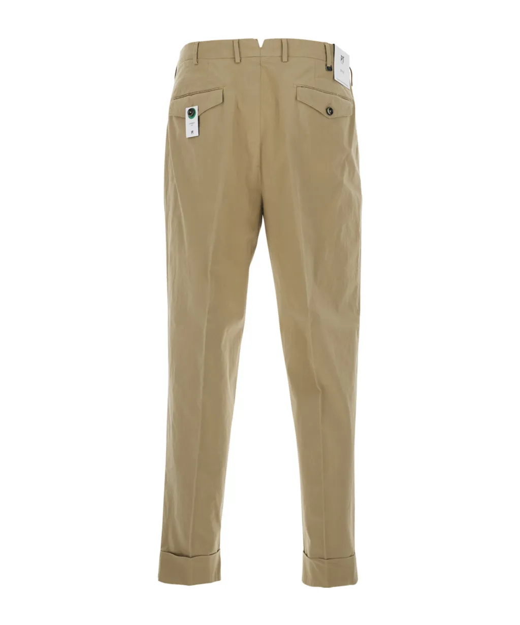 Pt Torino Pleated Cuffed Carrot Pants