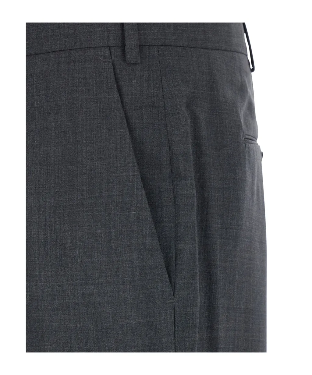 Pt Torino Straight-Leg Tailored Pants