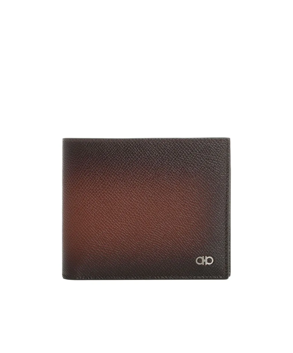 Ferragamo Logo Plaque Bi-Fold Wallet