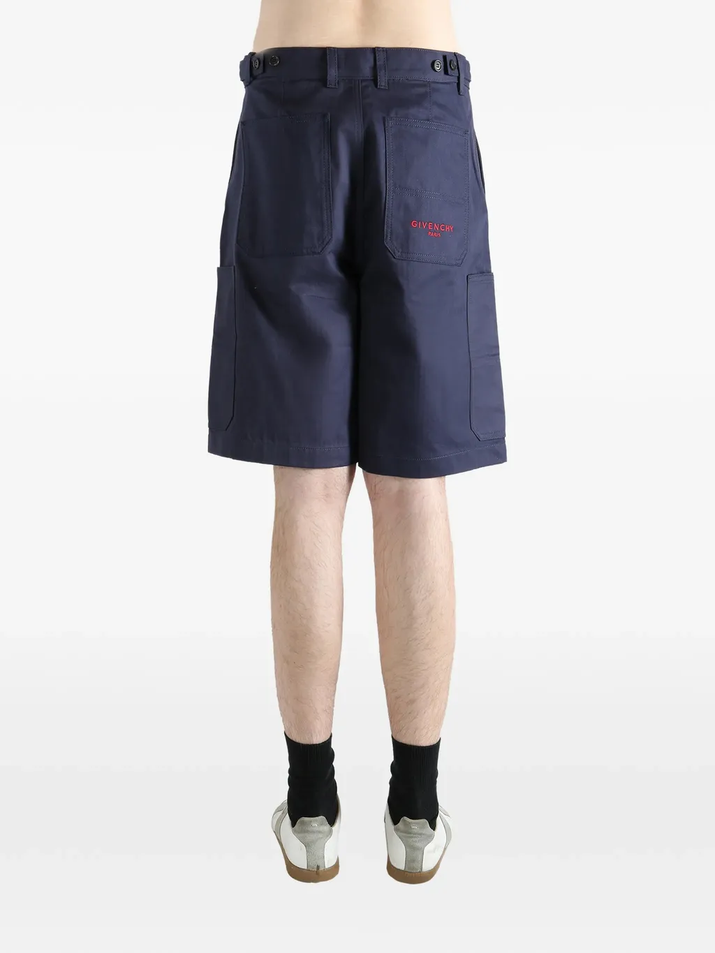 Givenchy Logo Embroidered Shorts