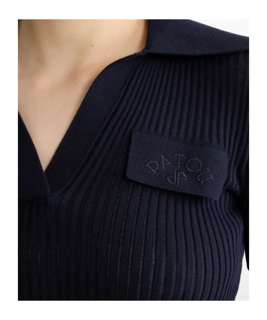 Logo-Embroidered Top
