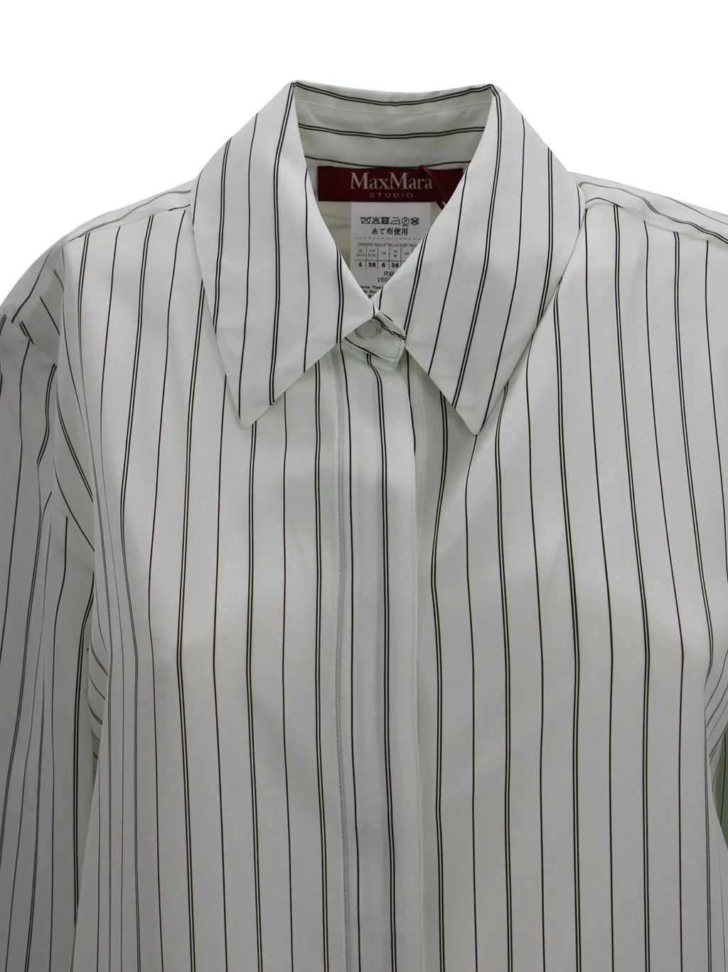 Max Mara Studio Mstflirt Striped Shirt