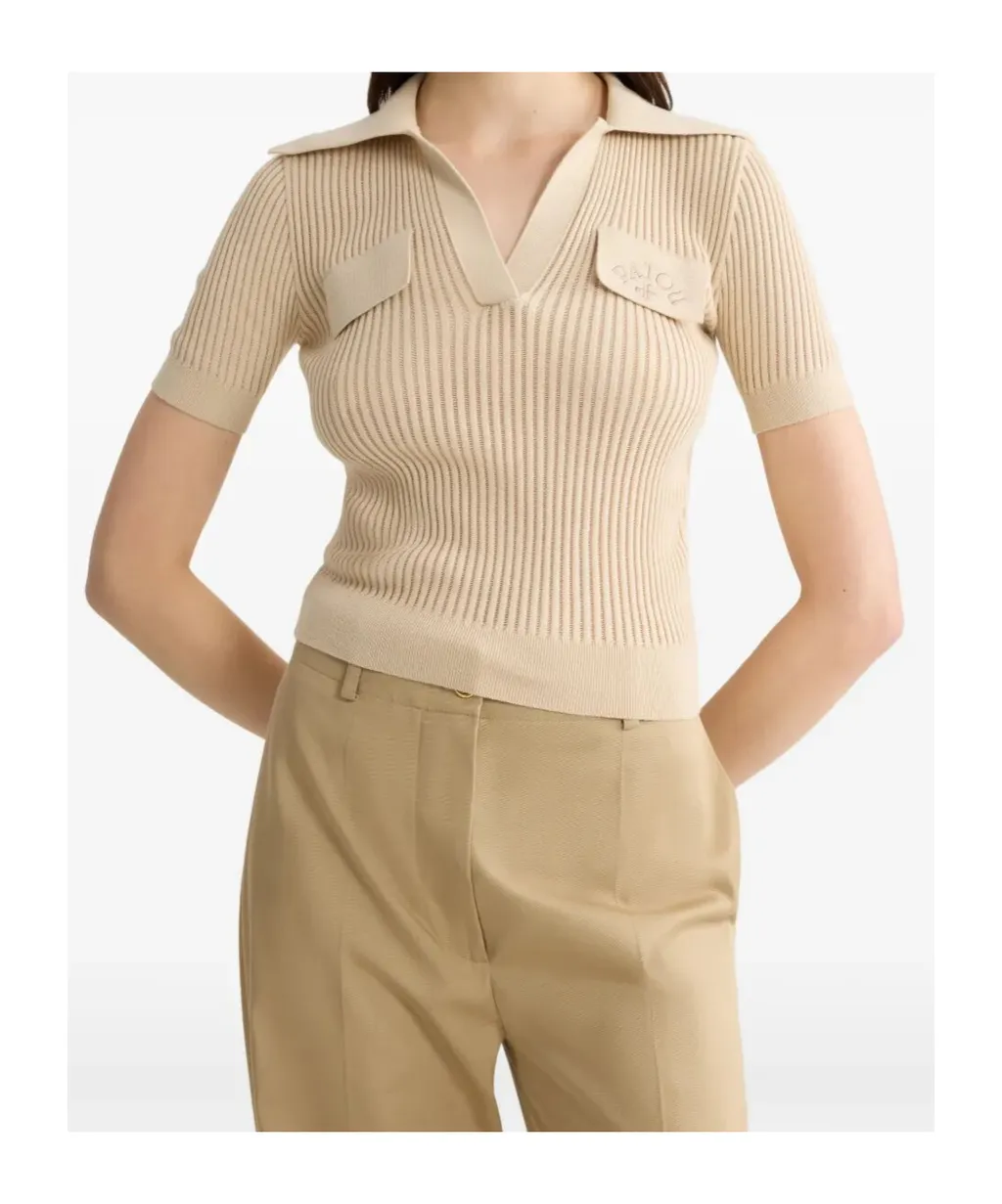 Embroidered-Logo Top