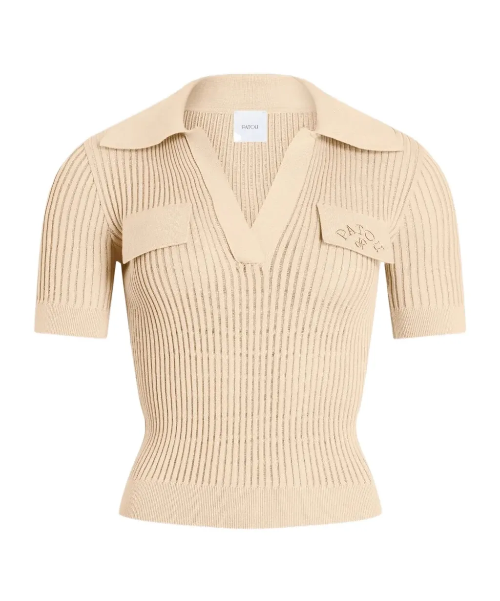Embroidered-Logo Top
