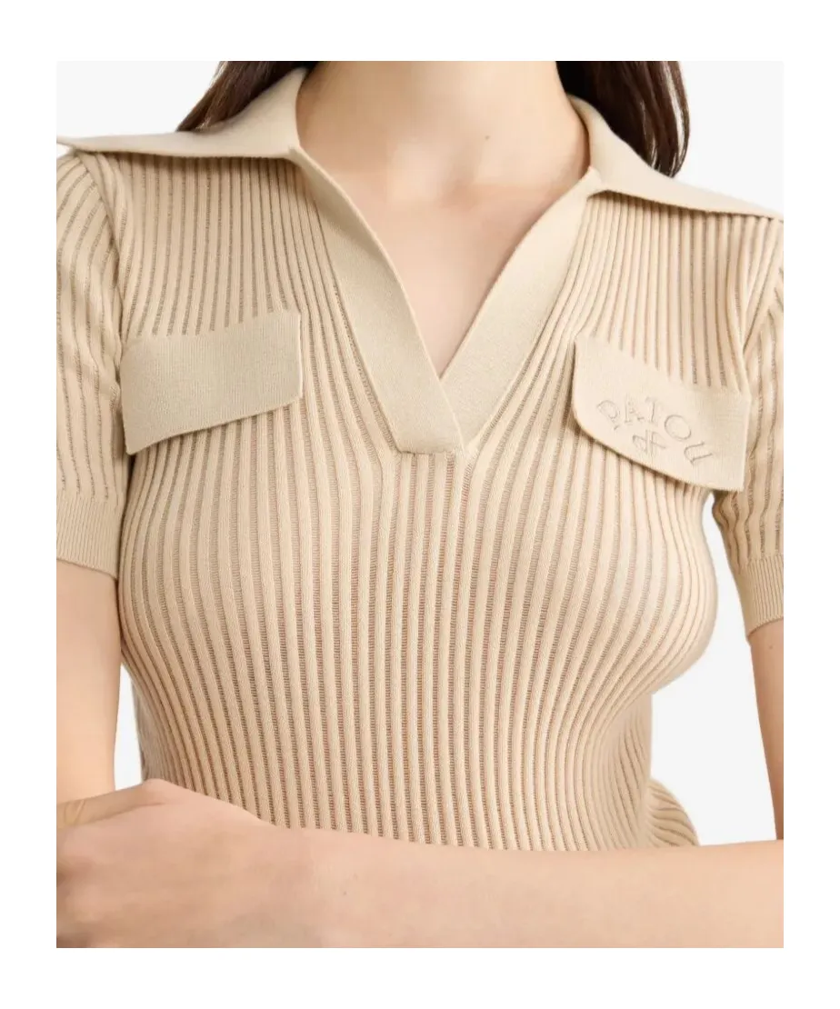 Embroidered-Logo Top