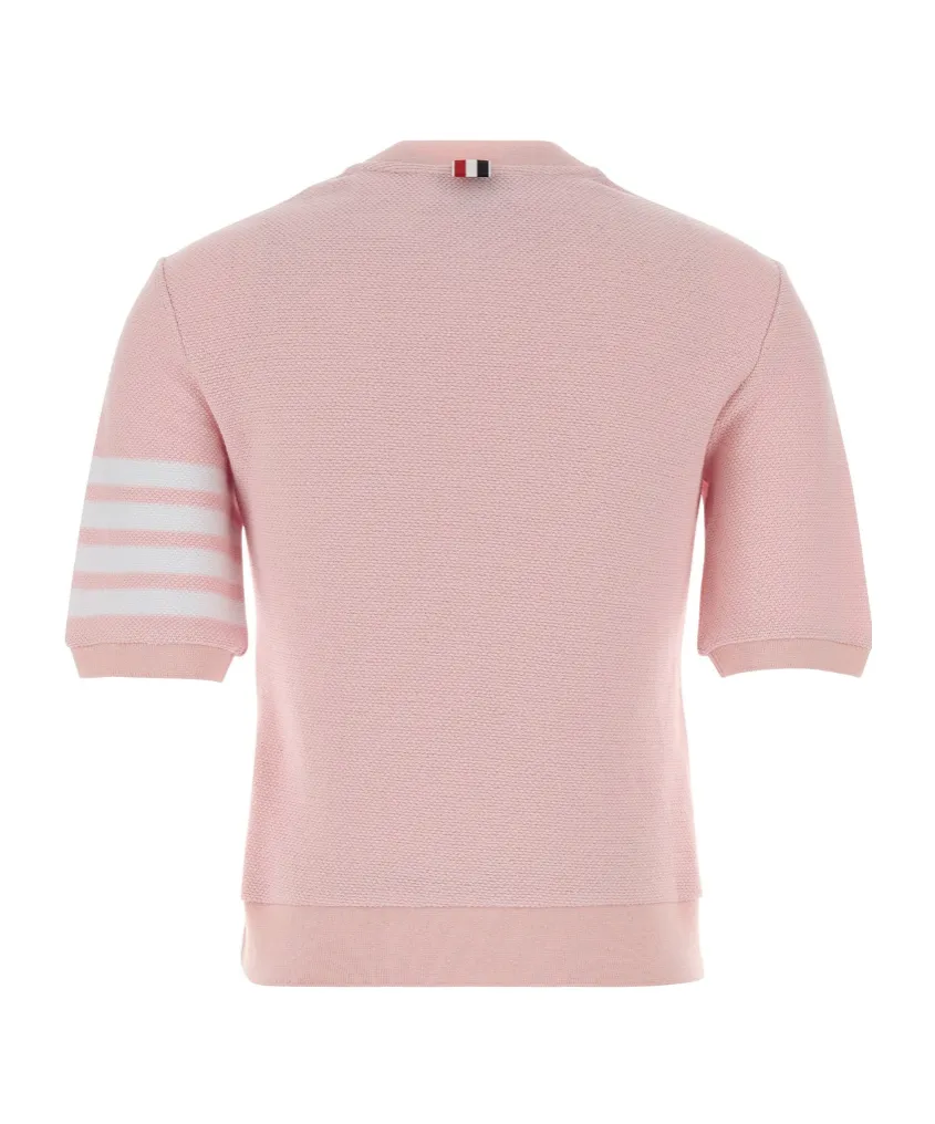 Thom Browne 4-Bar Knitted T-Shirt