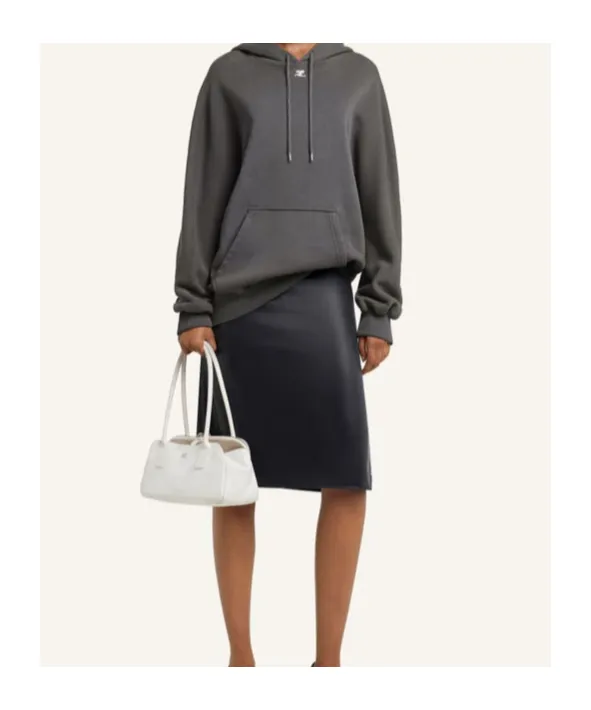 CourrÈGes Logo Drawstring Hoodie