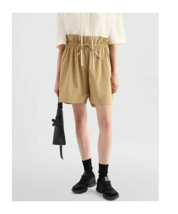 Jil Sander Drawstring Poplin Shorts