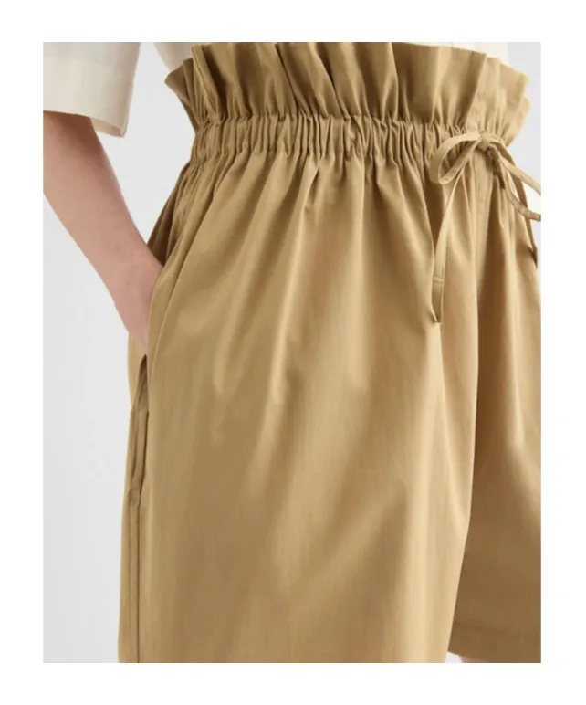 Jil Sander Drawstring Poplin Shorts