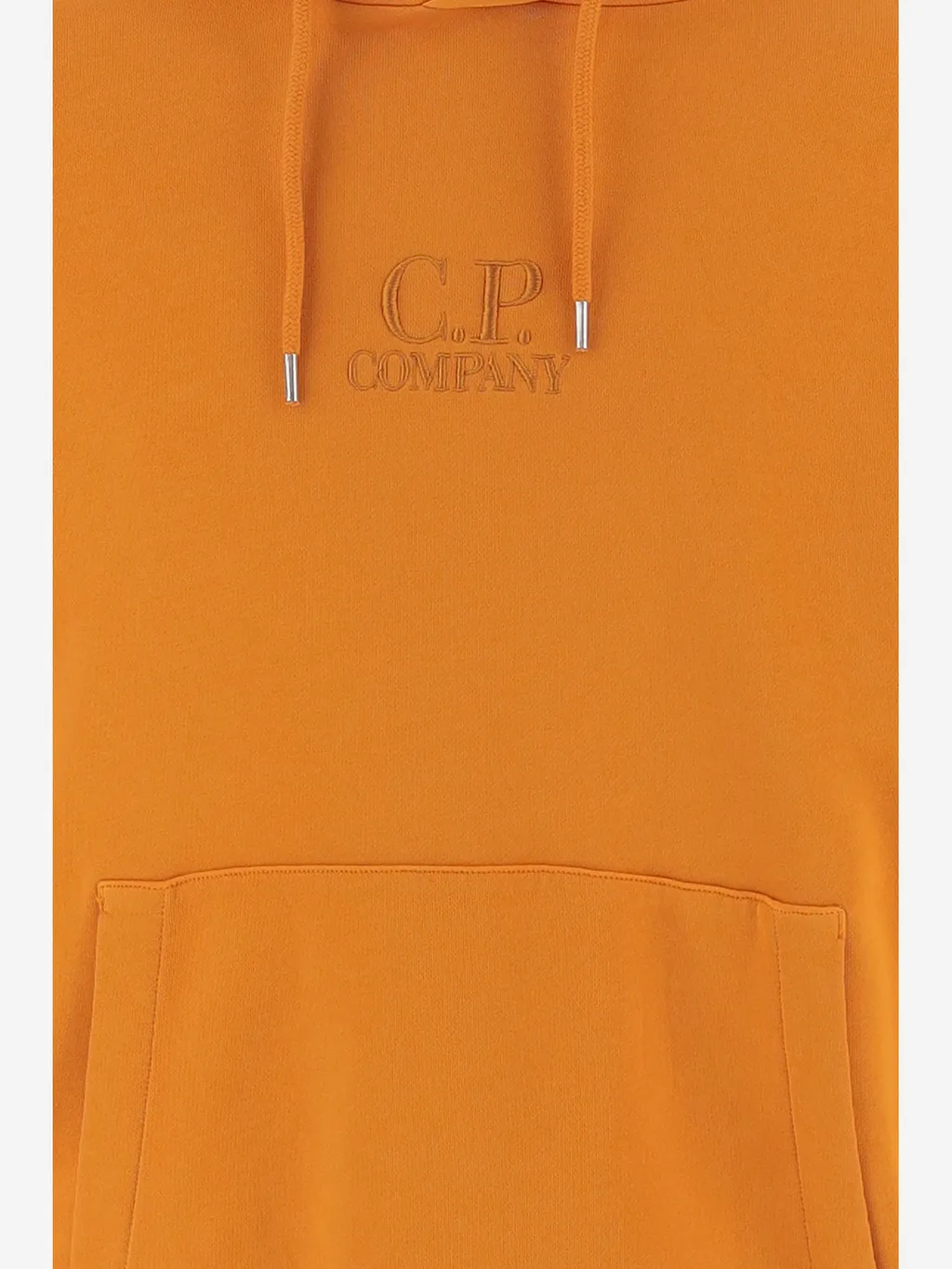 C.P. Company Logo Embroidered Drawstring Hoodie