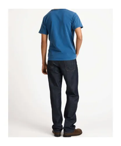 Peeking Frog Tshirt In Mid Blue