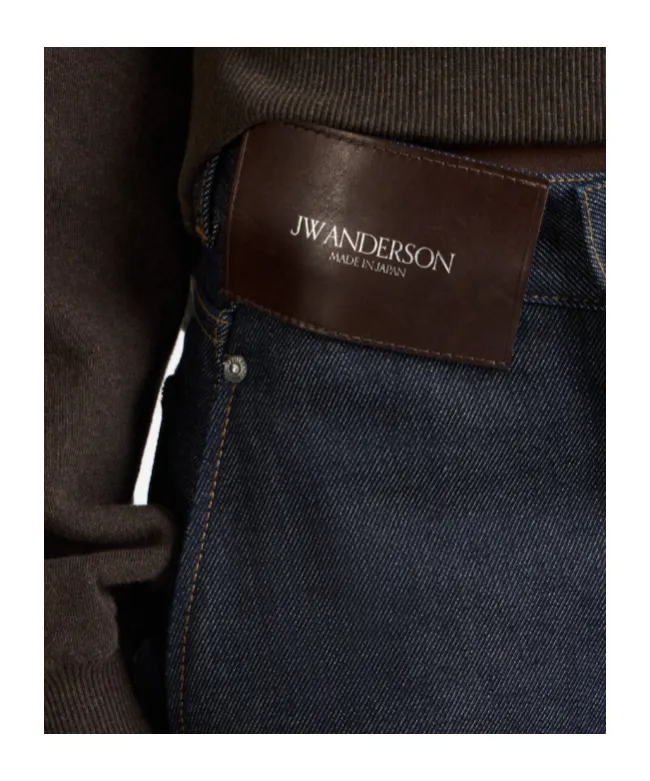 Twisted Workwear Denim Jeans In Indigo