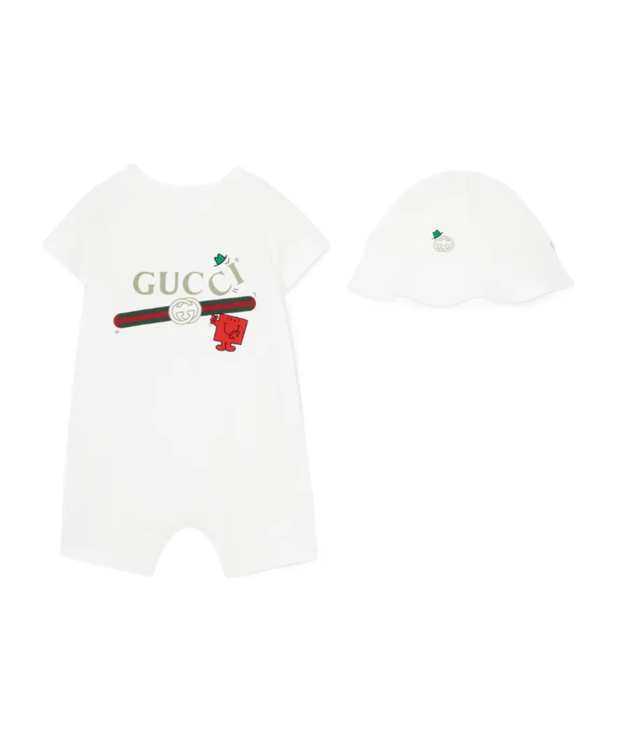 Baby Cotton Two-Piece Gift Set With Print