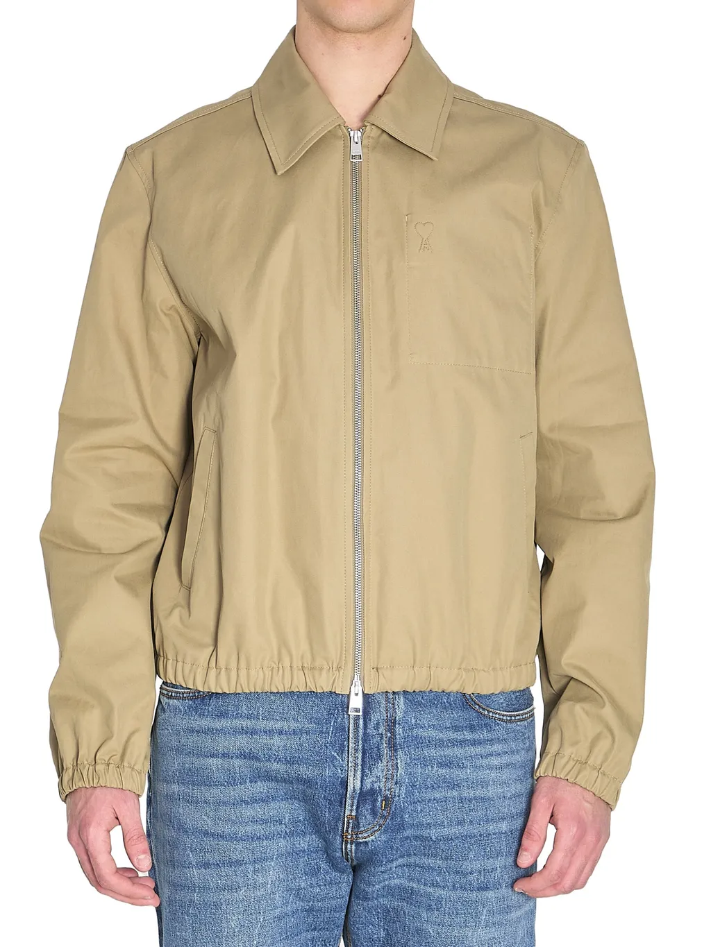 Ami Paris Ami De Coeur Zipped Jacket