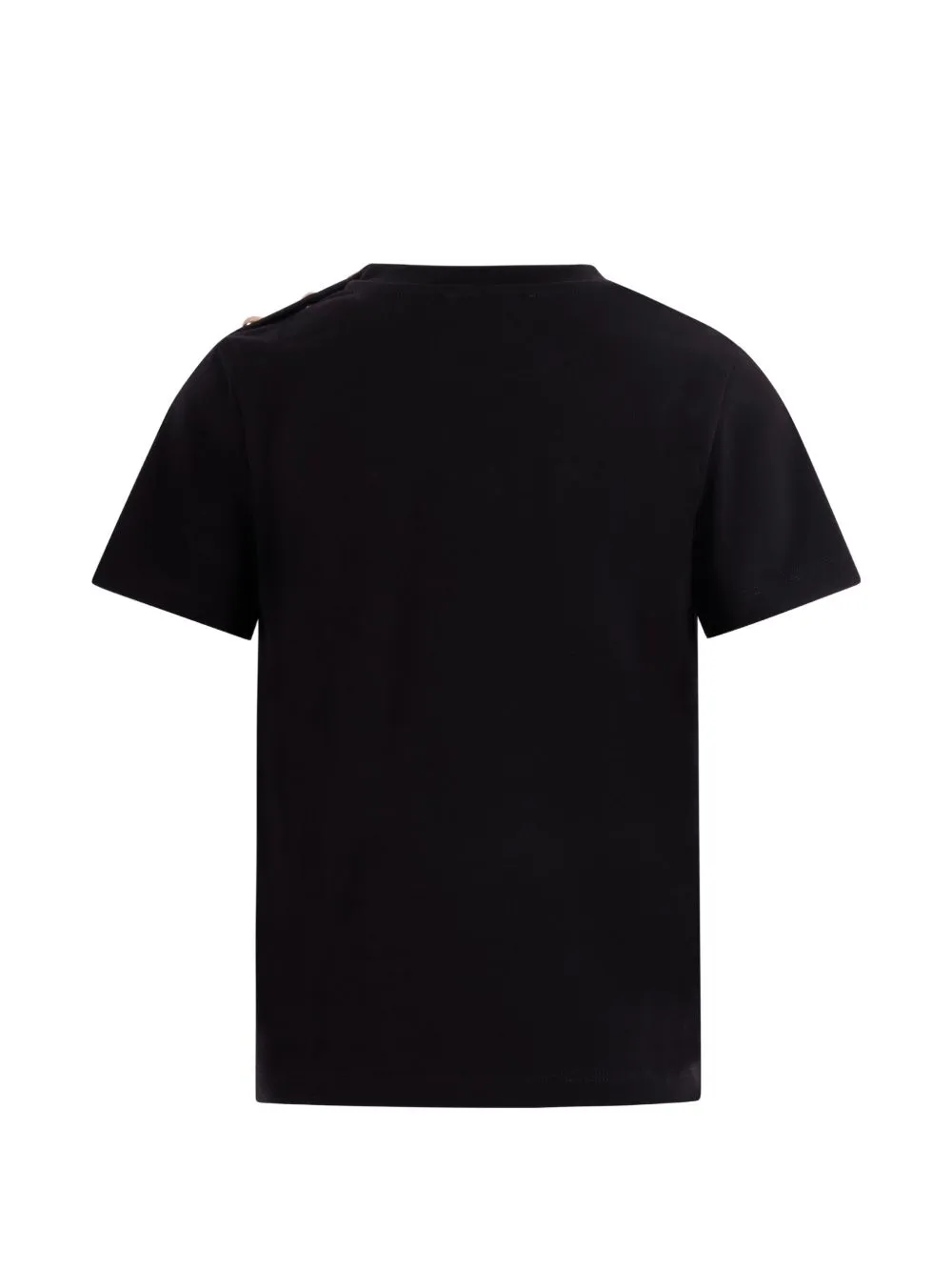 Balmain Kids Logo Embroidered Buttoned T-Shirt