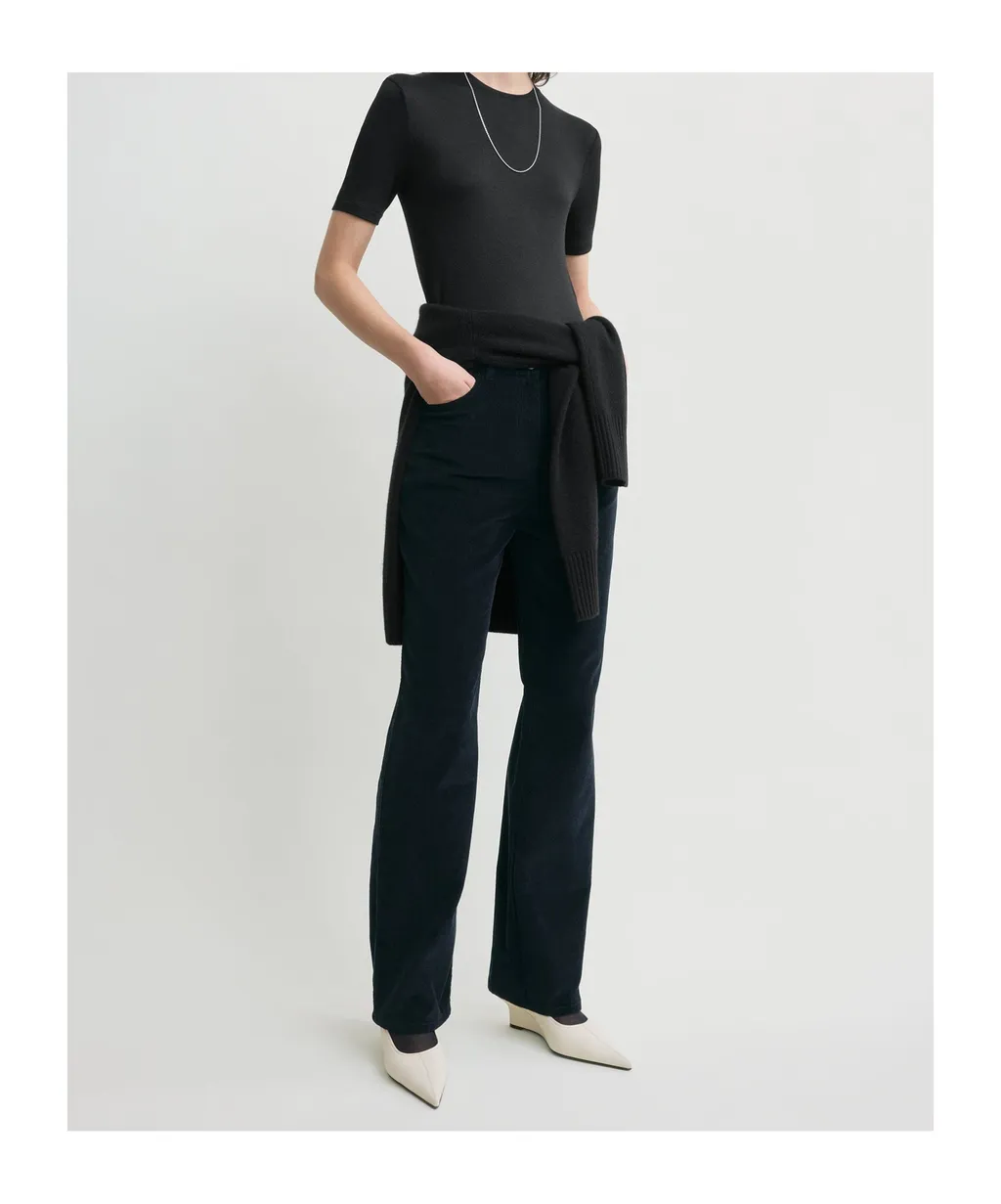 Straight-Leg Casual Pants