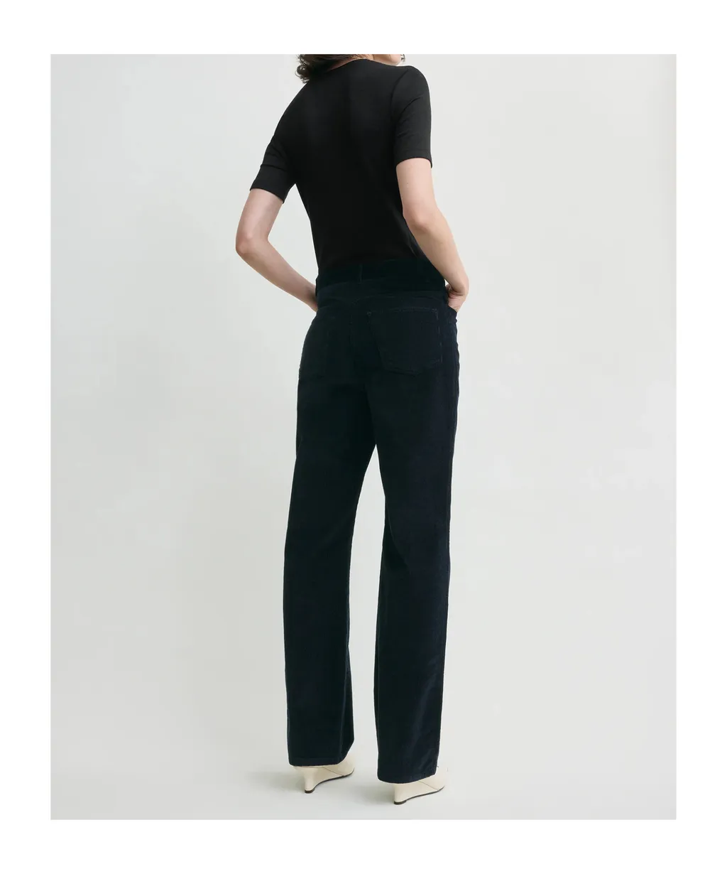 Straight-Leg Casual Pants