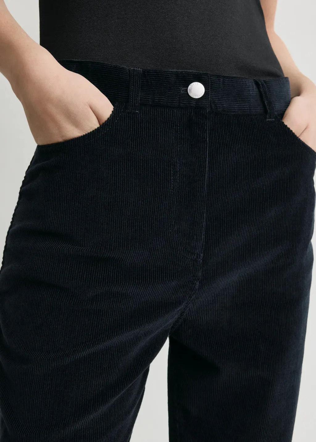 Straight-Leg Casual Pants