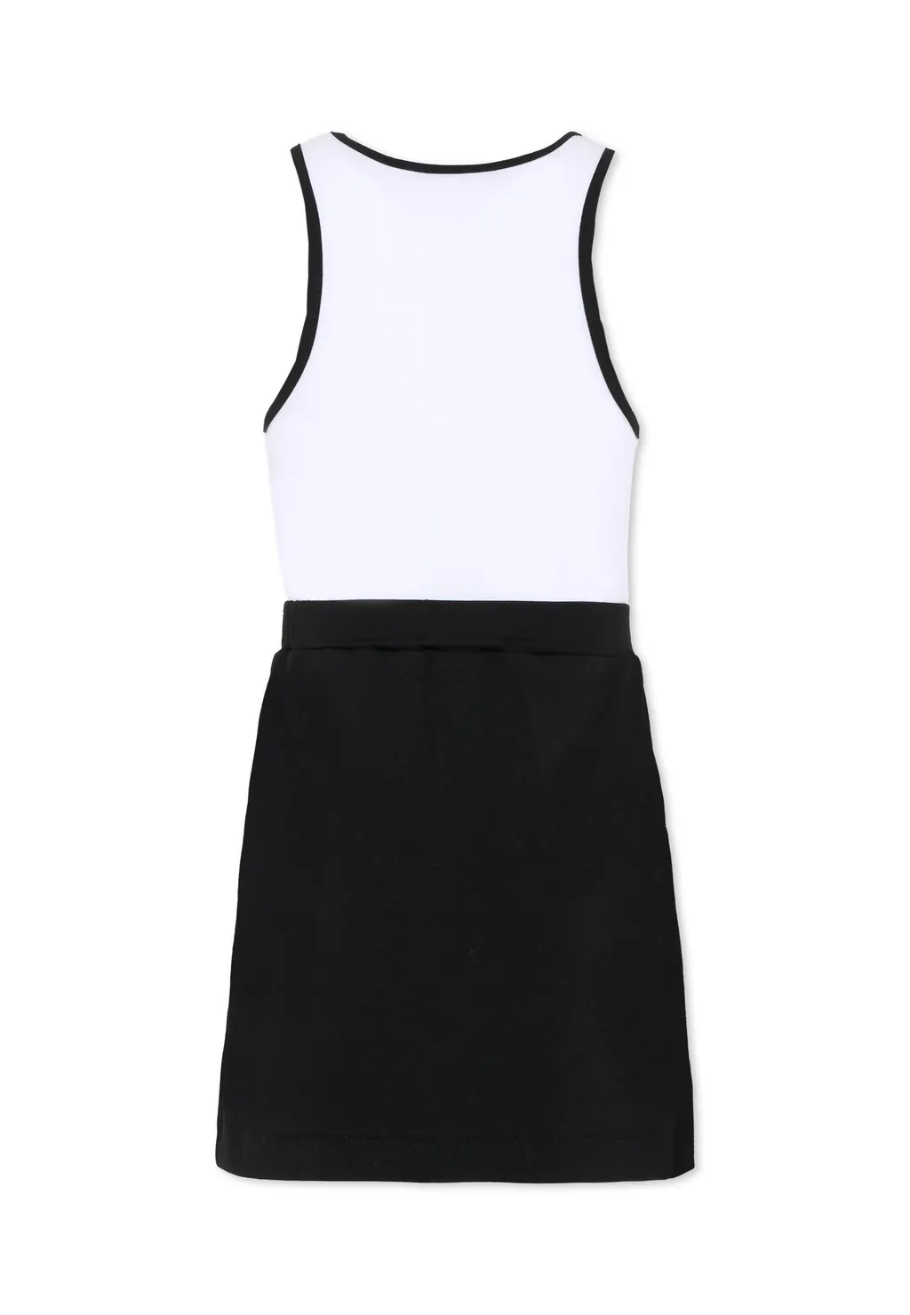 Button-Embellished Dress