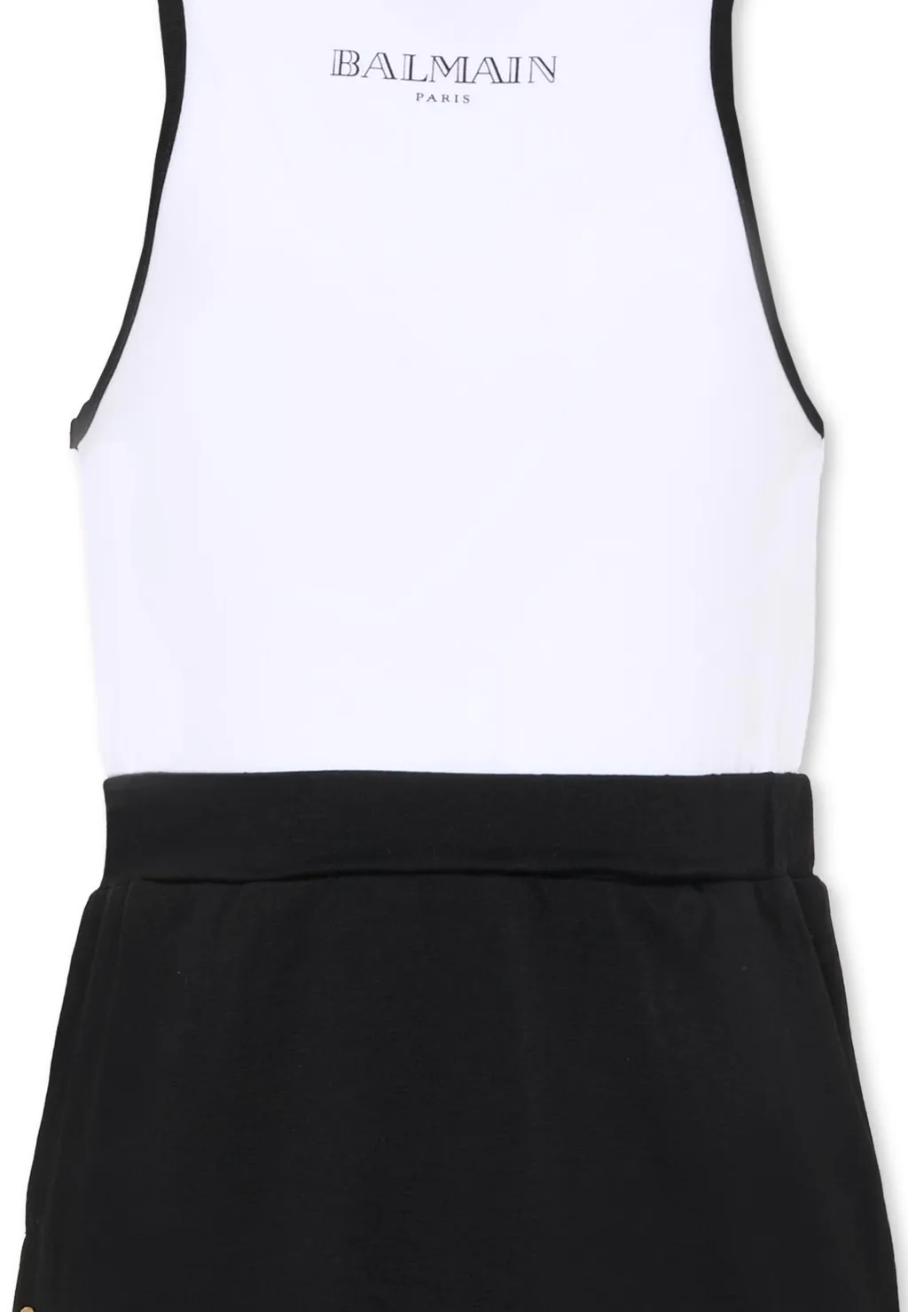 Button-Embellished Dress