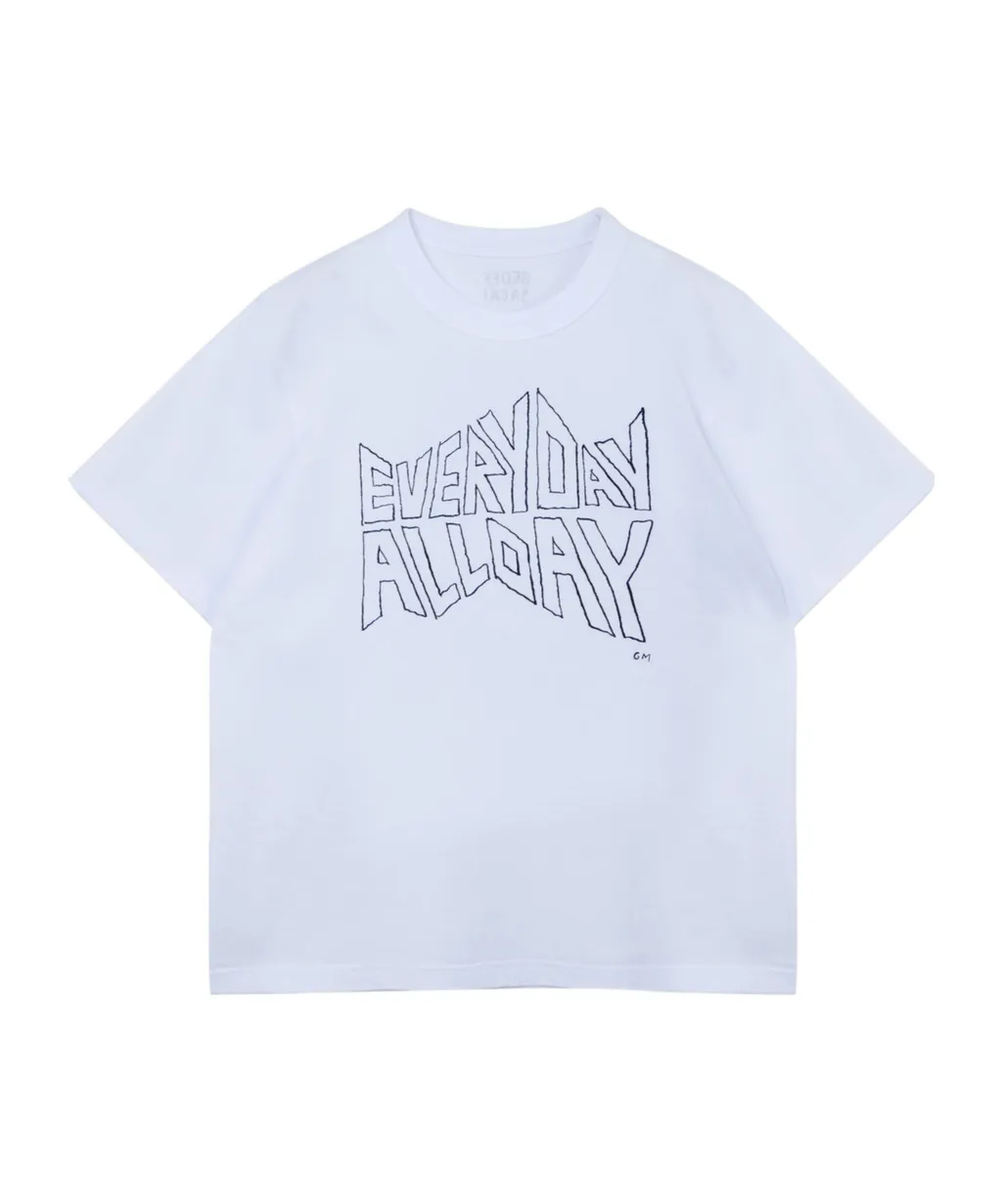 Sacai Short-Sleeved Crewneck T-Shirt