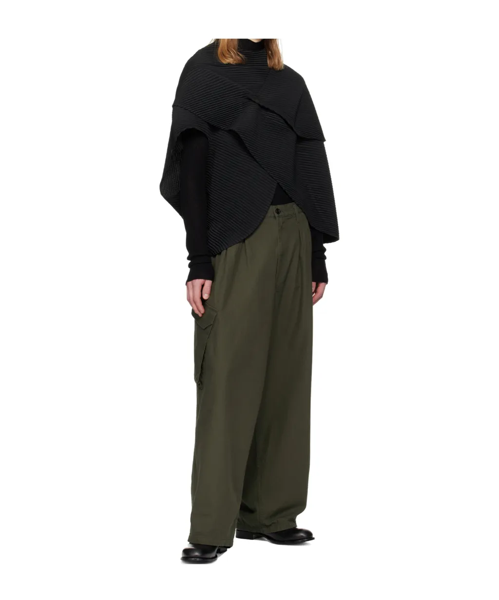 Pleated Button Jacket