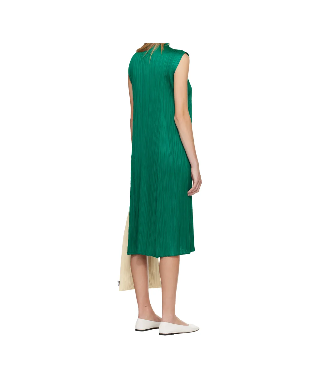 Pleated Midi Dress