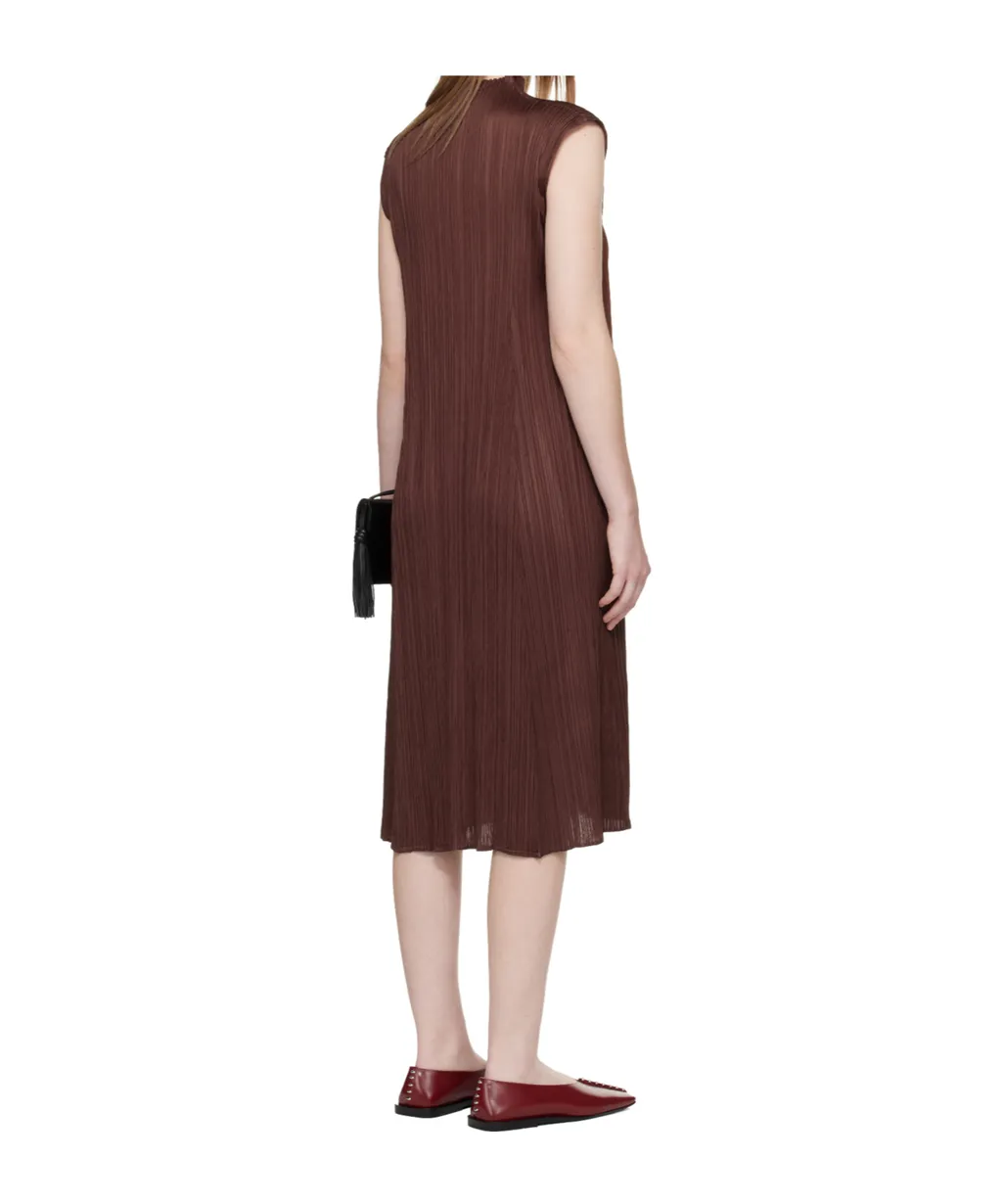 Pleated Midi Dress
