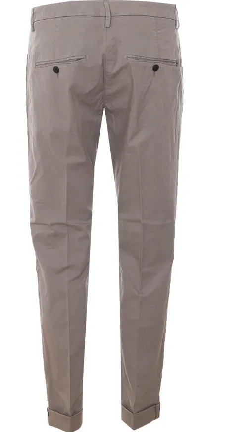 Dondup Mid-Rise Straight Leg Trousers
