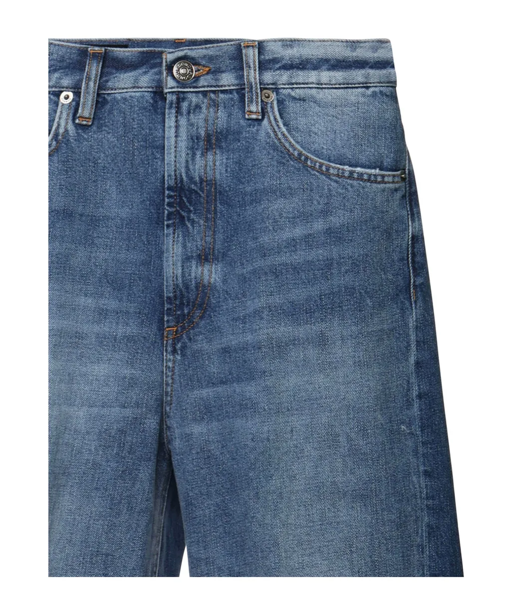 Dondup High-Waist Tapered Jeans