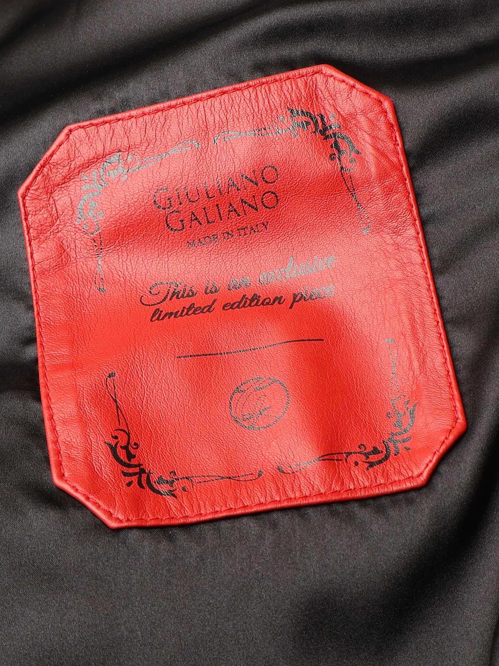 Giuliano Galiano Go Hard Zip-Up Leather Coat