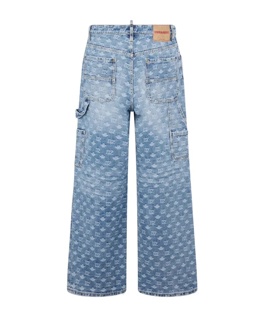 Belt-Loop Multiple-Pocket Jeans