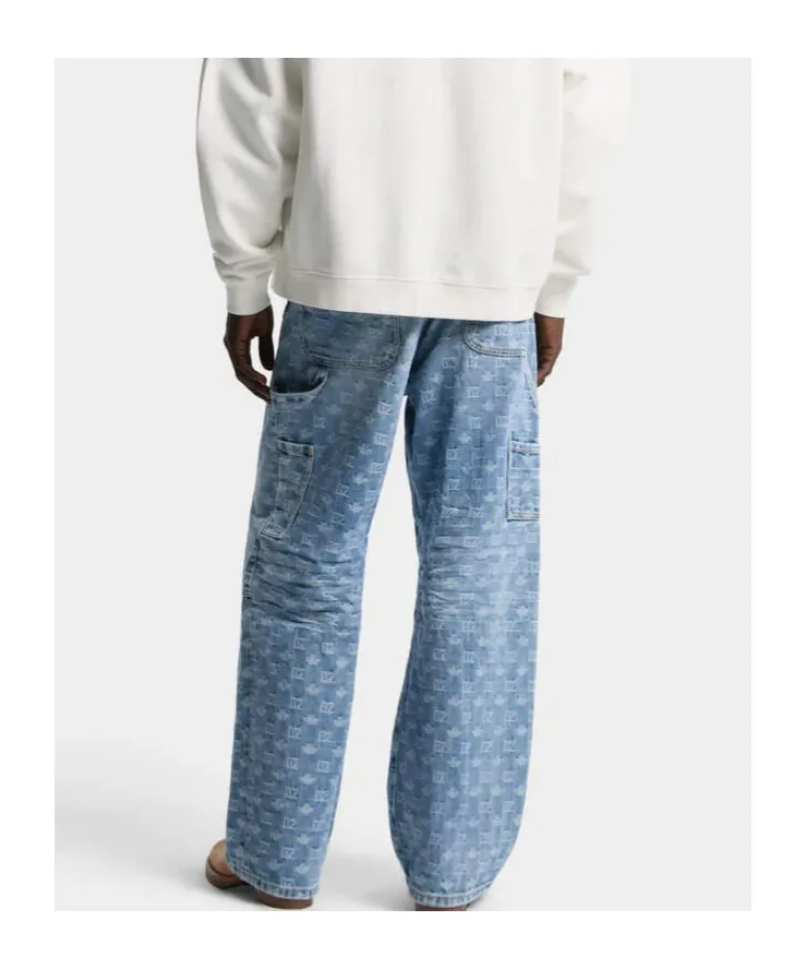 Belt-Loop Multiple-Pocket Jeans