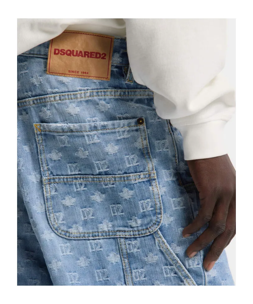 Belt-Loop Multiple-Pocket Jeans