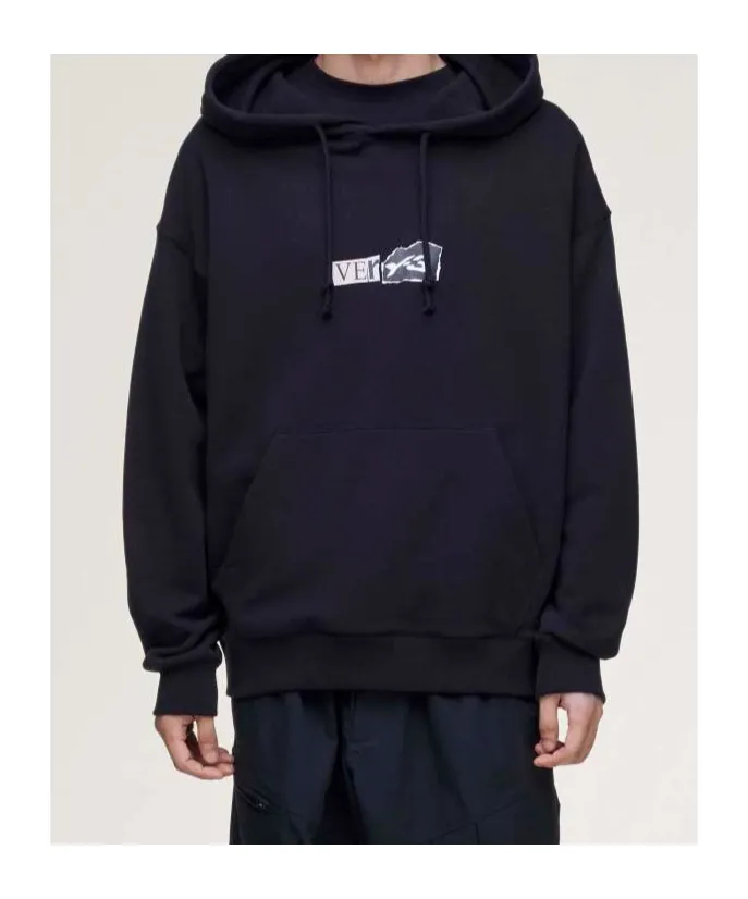 Y-3 Logo Printed Crewneck Hoodie