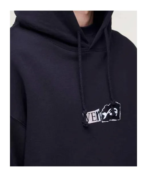 Y-3 Logo Printed Crewneck Hoodie