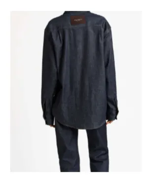 Oversized Denim Shirt In Indigo